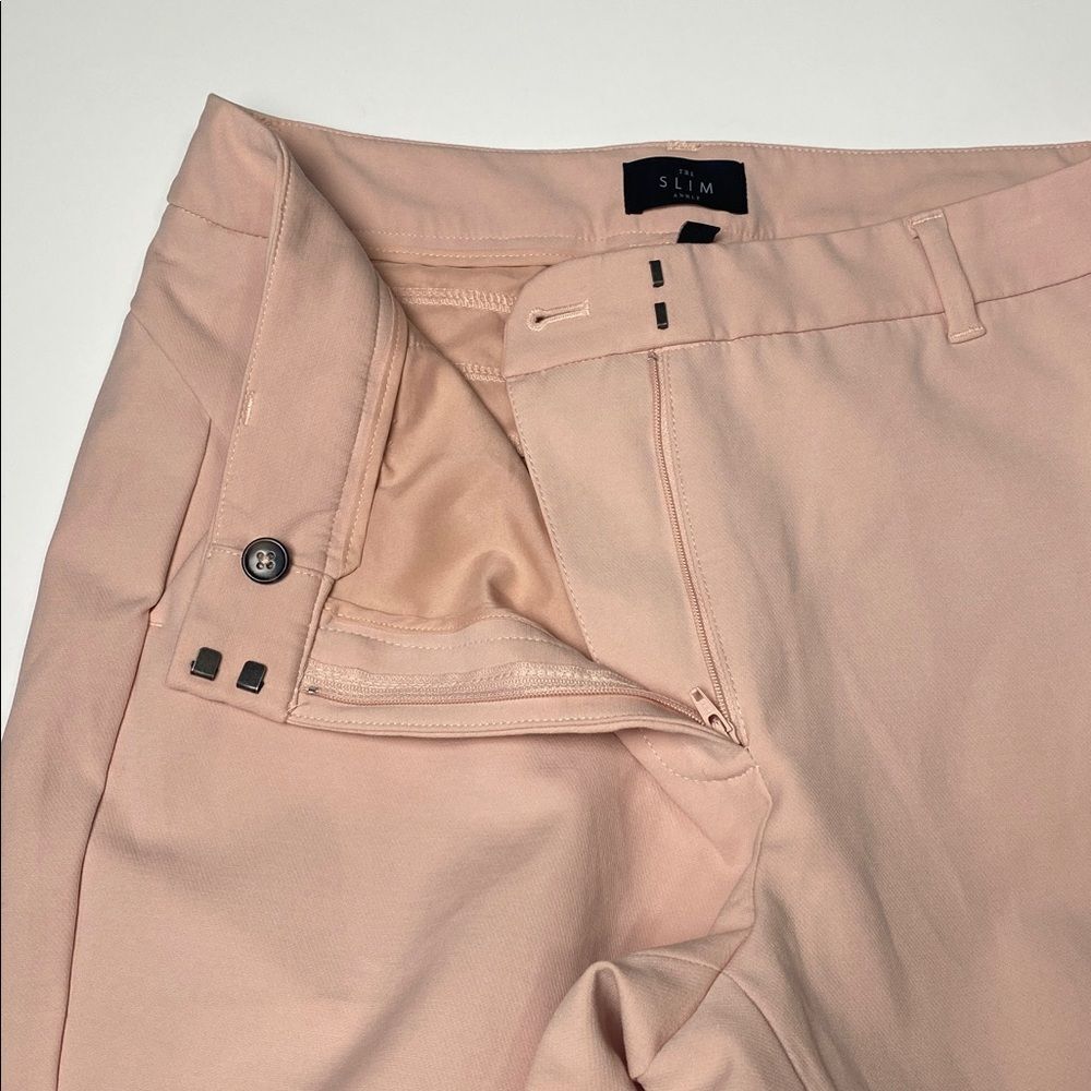 White House Black Market The Slim Ankle Light Pink Pants Women's Size 10L - Picture 12 of 16